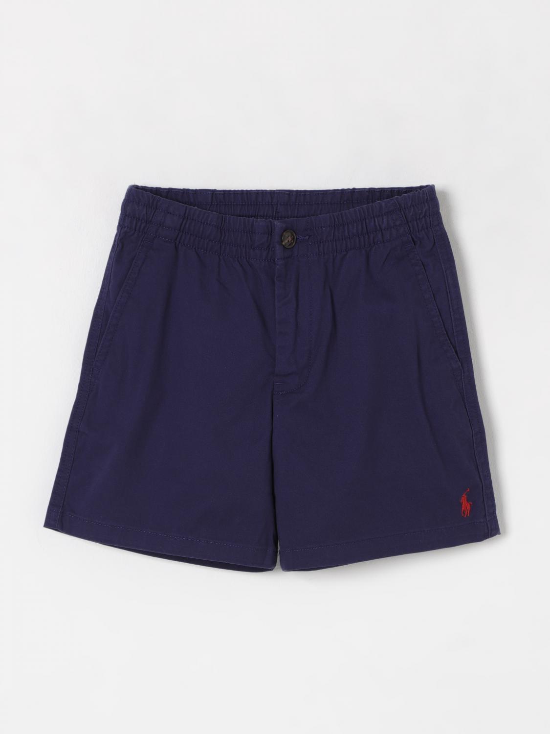 POLO RALPH LAUREN SHORTS: Pants kids Polo Ralph Lauren, Blue - Img 1