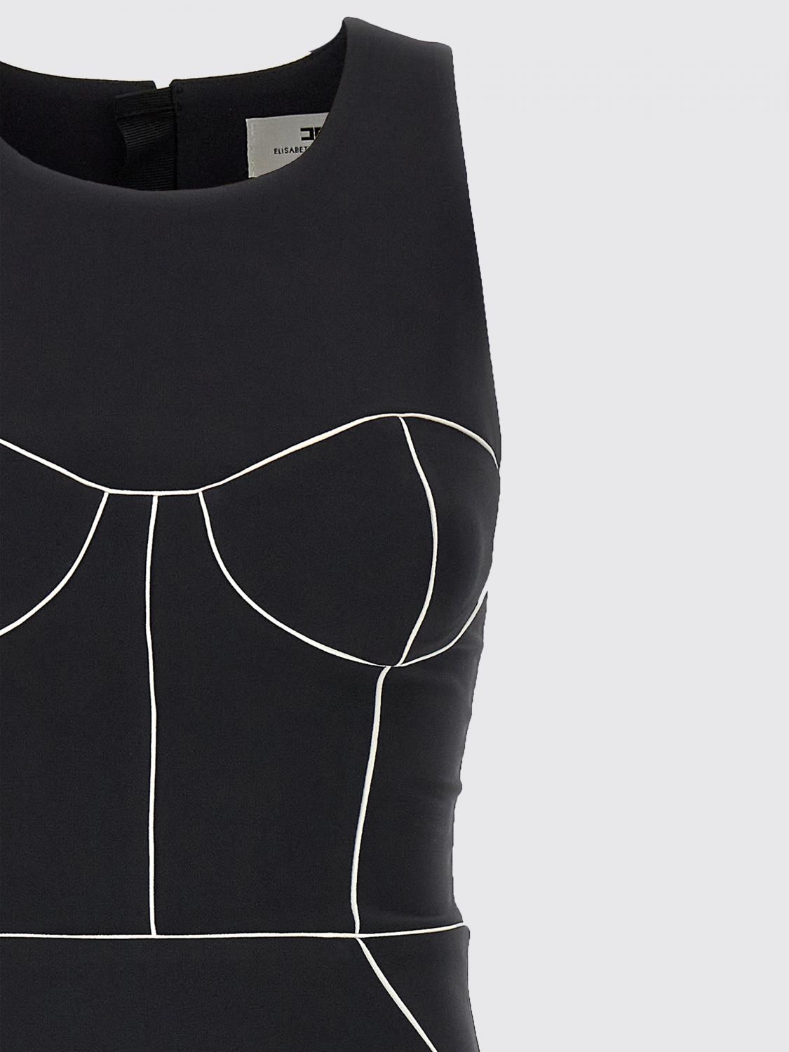 ELISABETTA FRANCHI VESTIDO: Vestido mujer Elisabetta Franchi, Blanco - Img 3