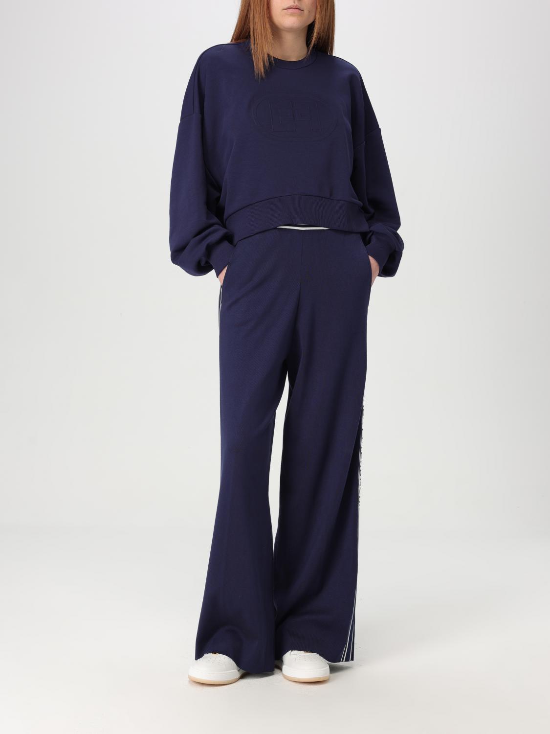 ELISABETTA FRANCHI SWEATSHIRT: Pullover damen Elisabetta Franchi, Blau - Img 2