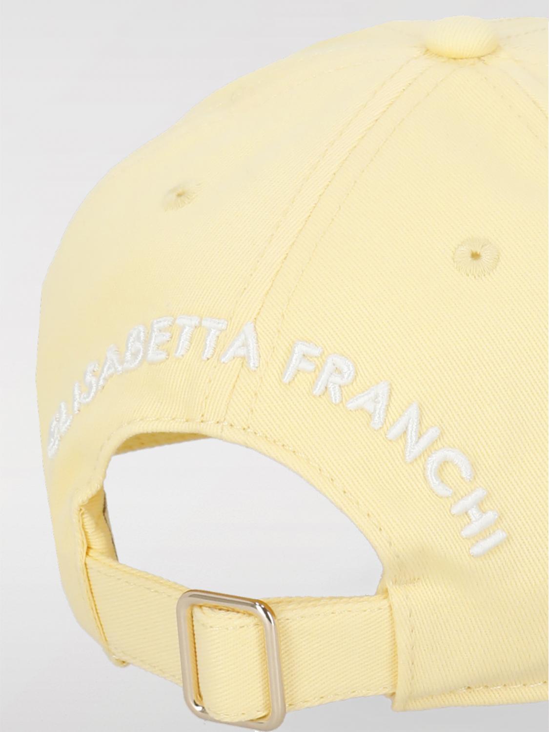 ELISABETTA FRANCHI 帽子: 帽子 レディース Elisabetta Franchi, イエロー - Img 2