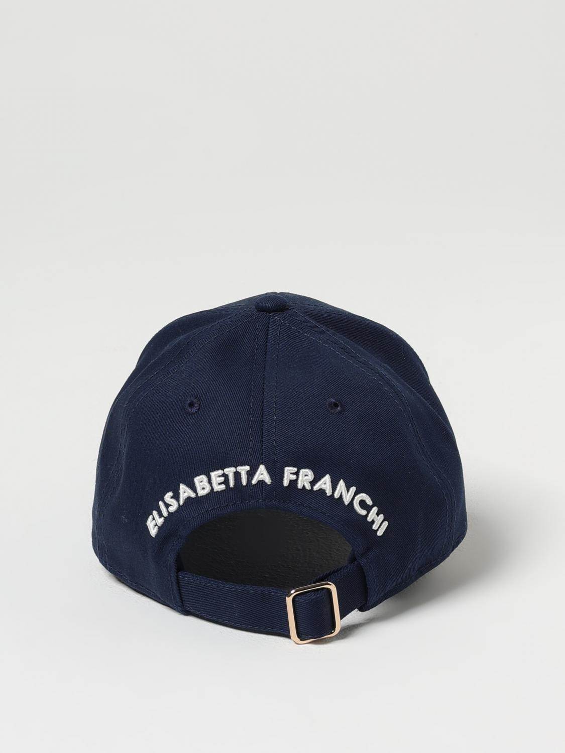 ELISABETTA FRANCHI 모자: 모자 여성 Elisabetta Franchi, 블루 - Img 3