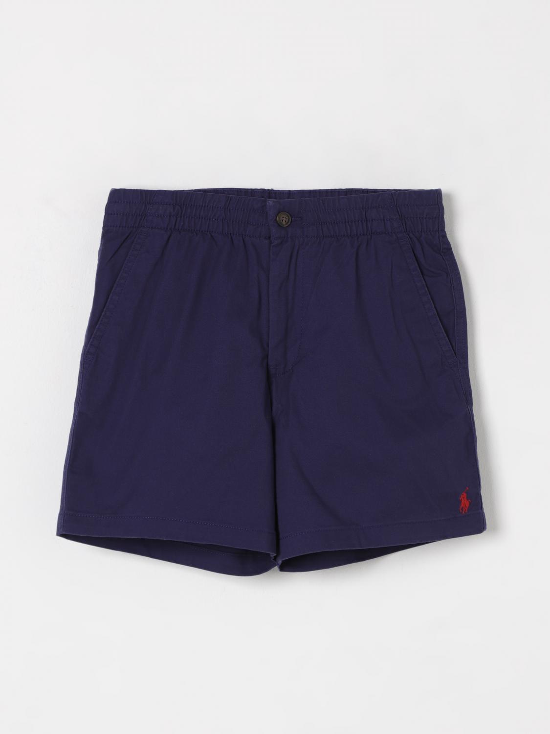 POLO RALPH LAUREN SHORTS: Pants kids Polo Ralph Lauren, Blue - Img 1