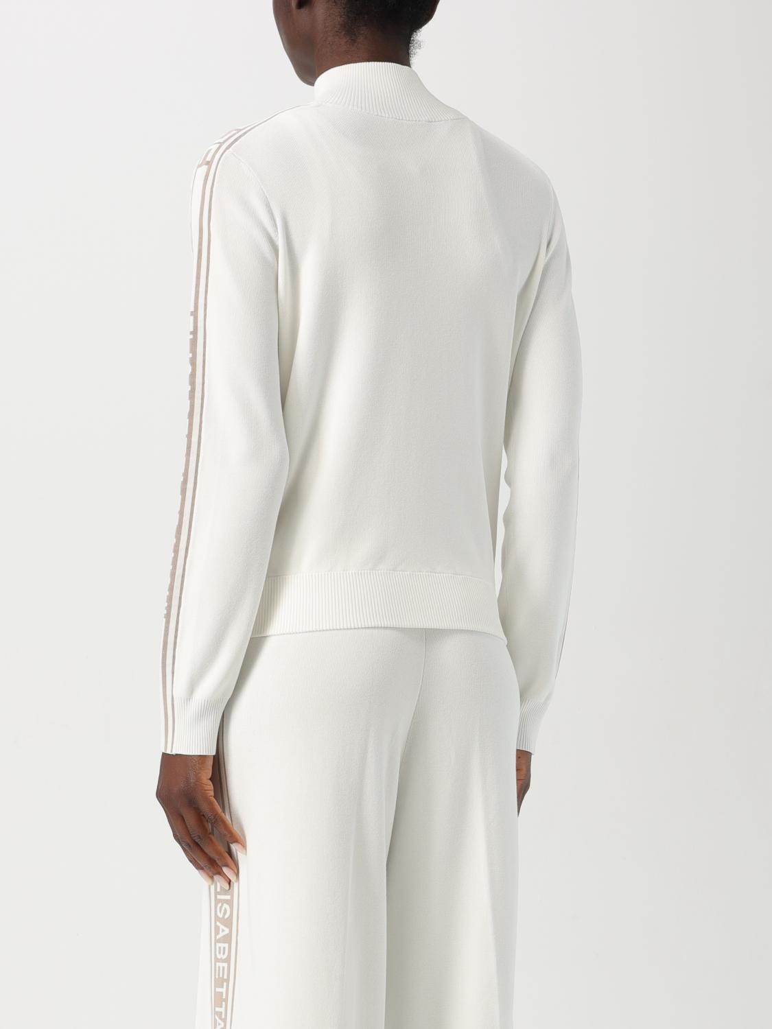 ELISABETTA FRANCHI SUDADERA: Jersey mujer Elisabetta Franchi, Blanco - Img 3