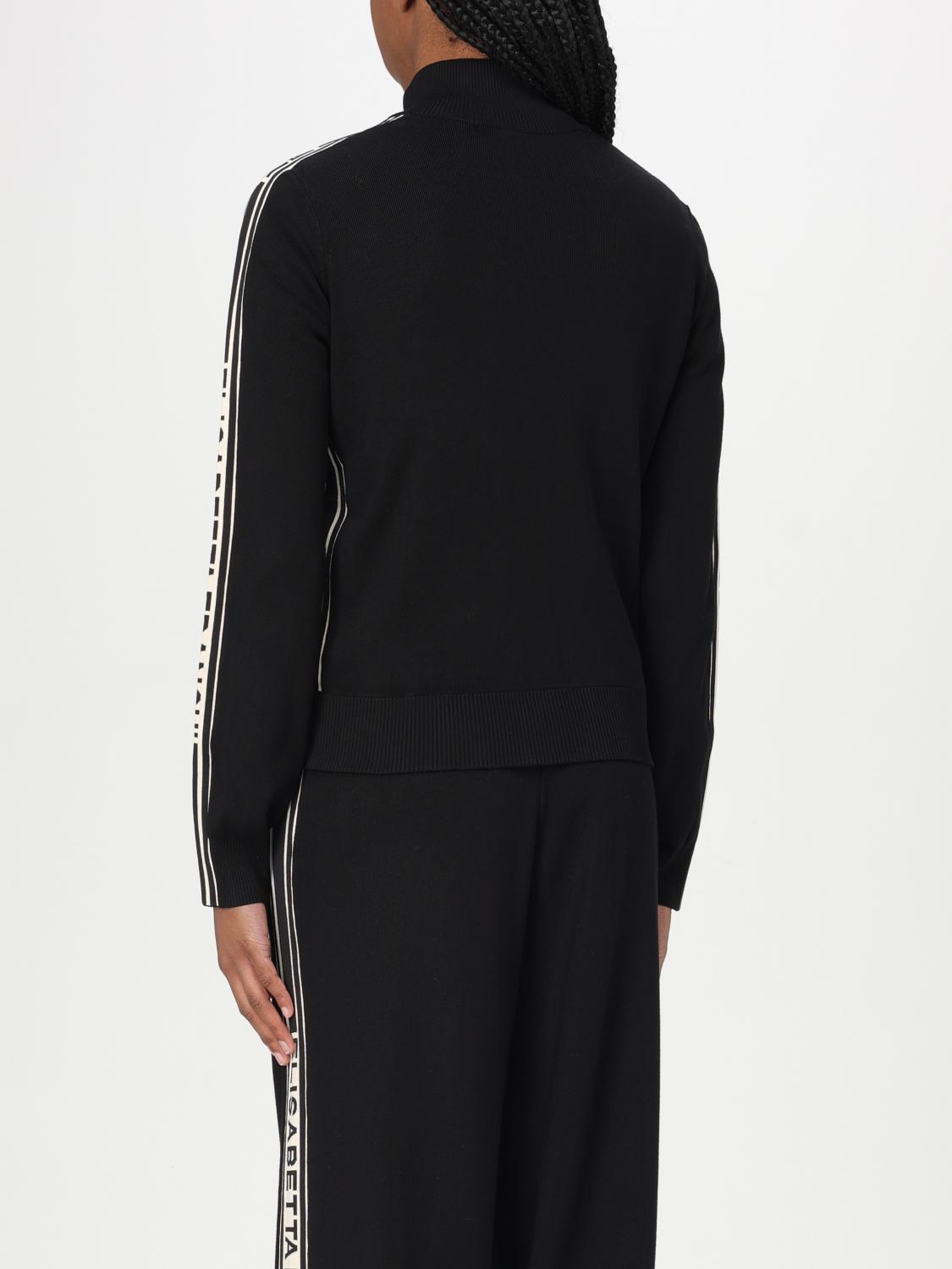 ELISABETTA FRANCHI SWEATSHIRT: Pullover damen Elisabetta Franchi, Schwarz - Img 3
