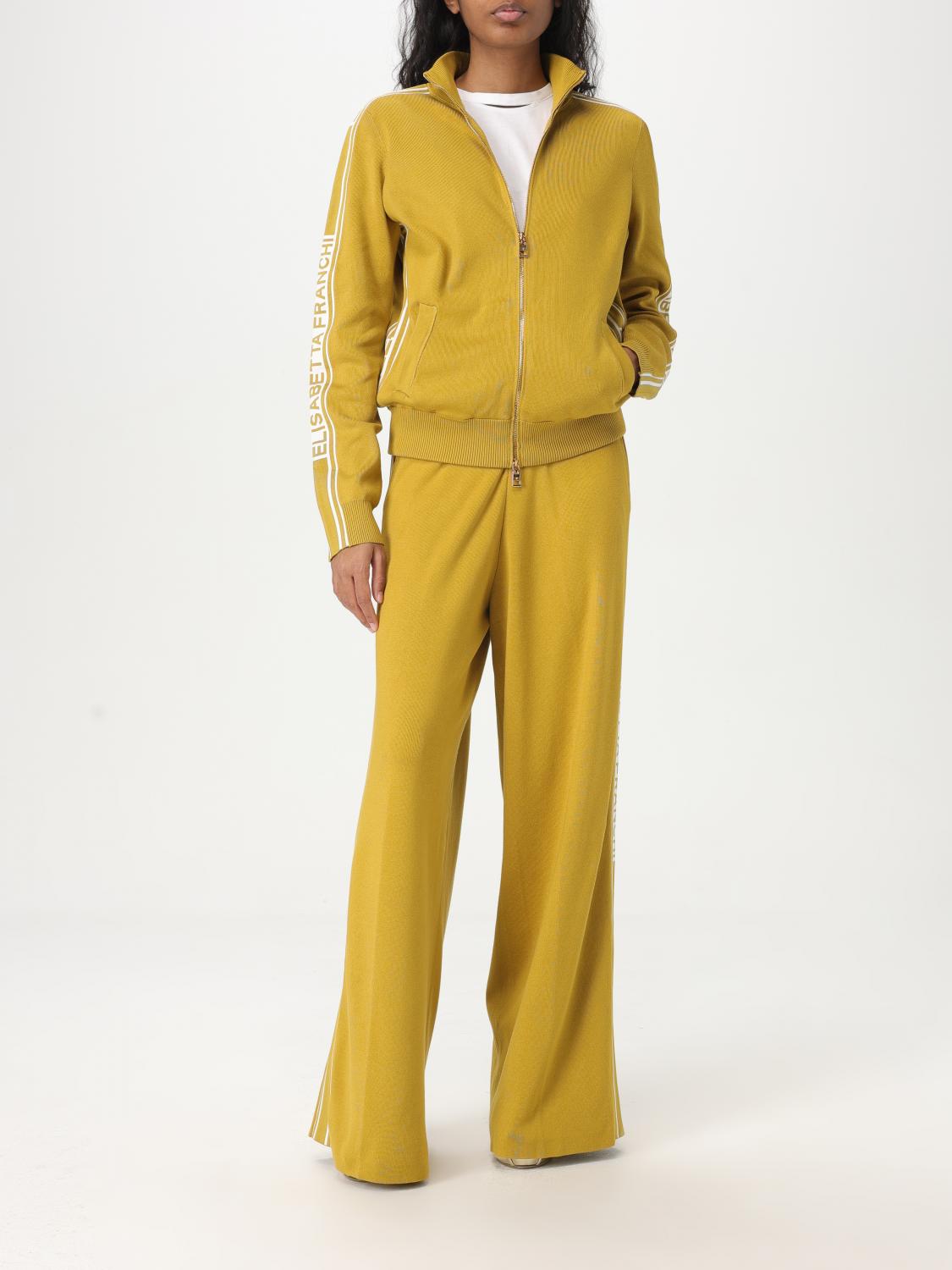 ELISABETTA FRANCHI SUDADERA: Jersey mujer Elisabetta Franchi, Amarillo - Img 2