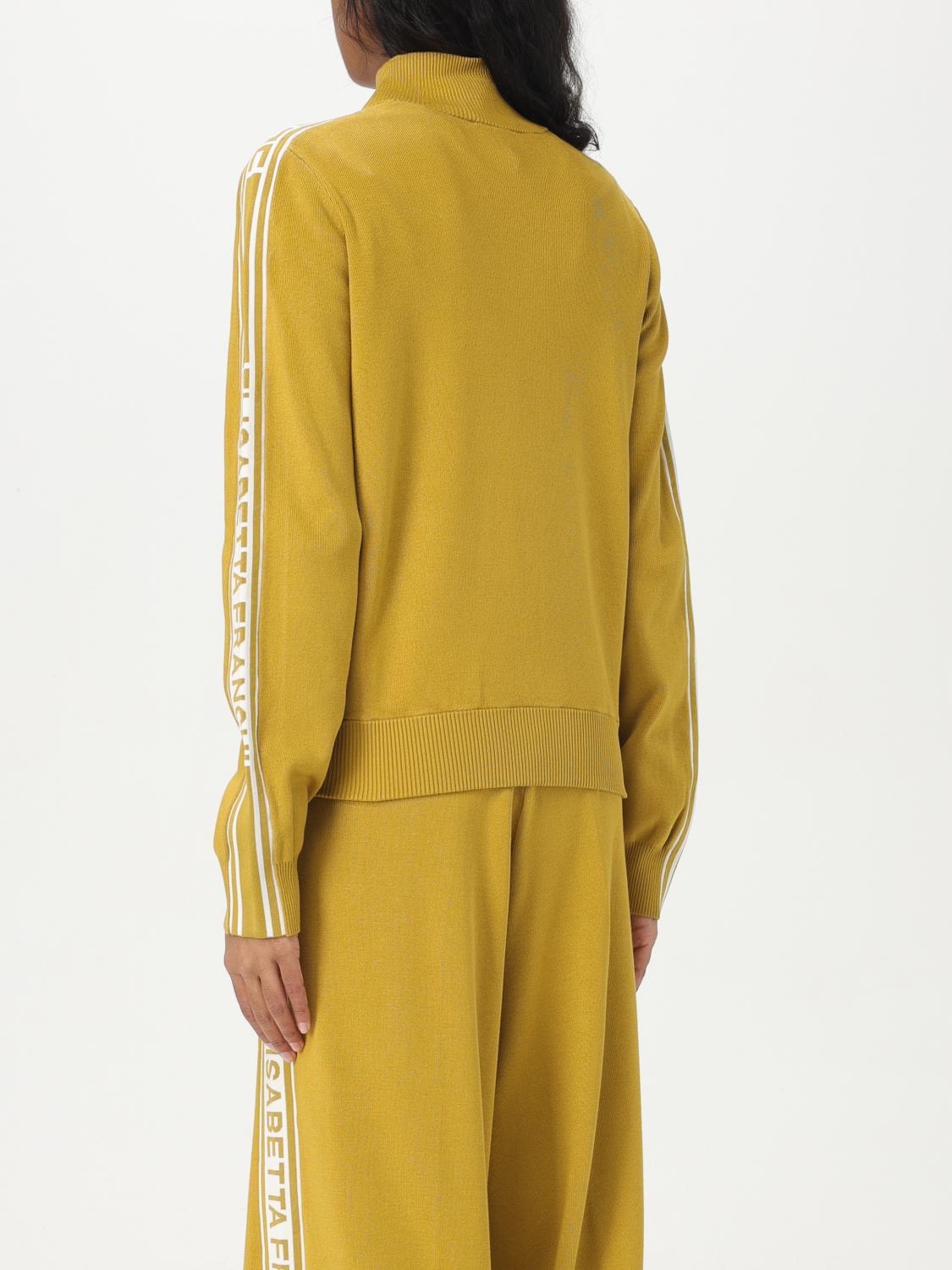 ELISABETTA FRANCHI SUDADERA: Jersey mujer Elisabetta Franchi, Amarillo - Img 3