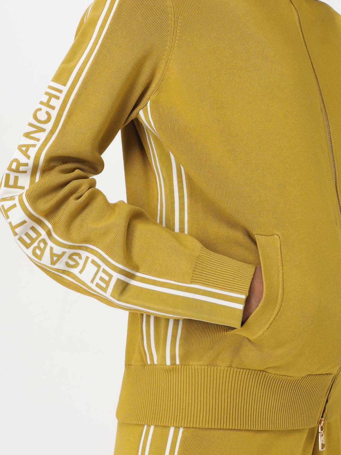 ELISABETTA FRANCHI SUDADERA: Jersey mujer Elisabetta Franchi, Amarillo - Img 5