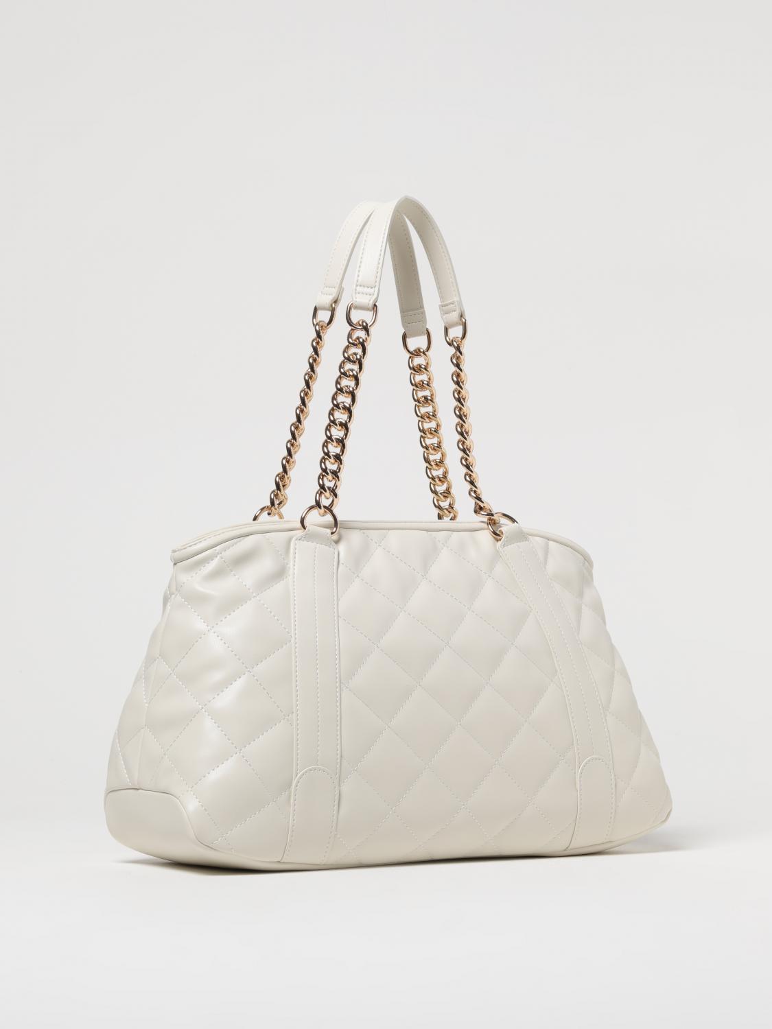 LIU JO BORSA A SPALLA: Borsa Kate Liu Jo in pelle sintetica matelassè , Bianco - Img 2
