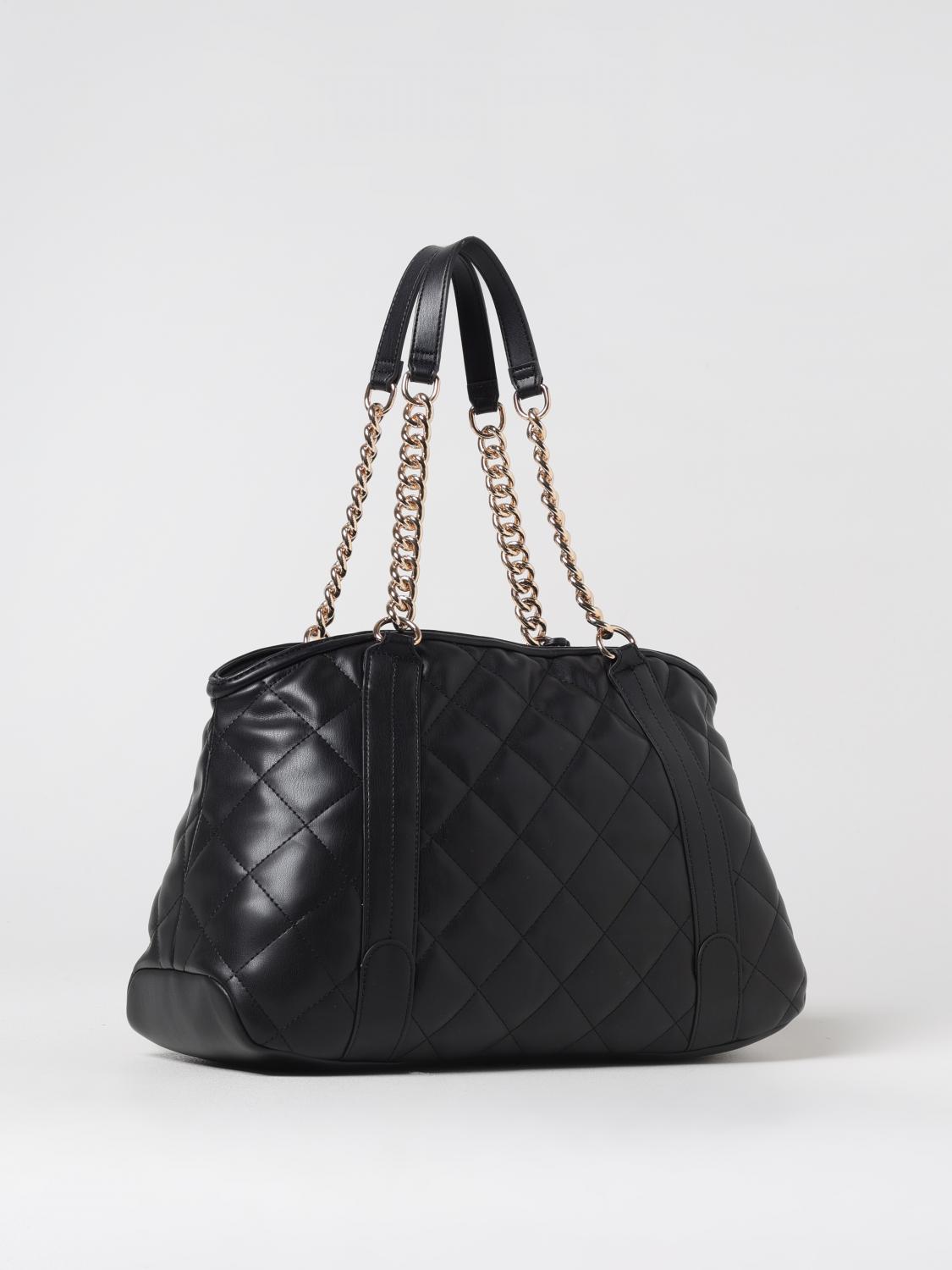 LIU JO BORSA A SPALLA: Borsa Kate Liu Jo in pelle sintetica matelassè , Nero - Img 2