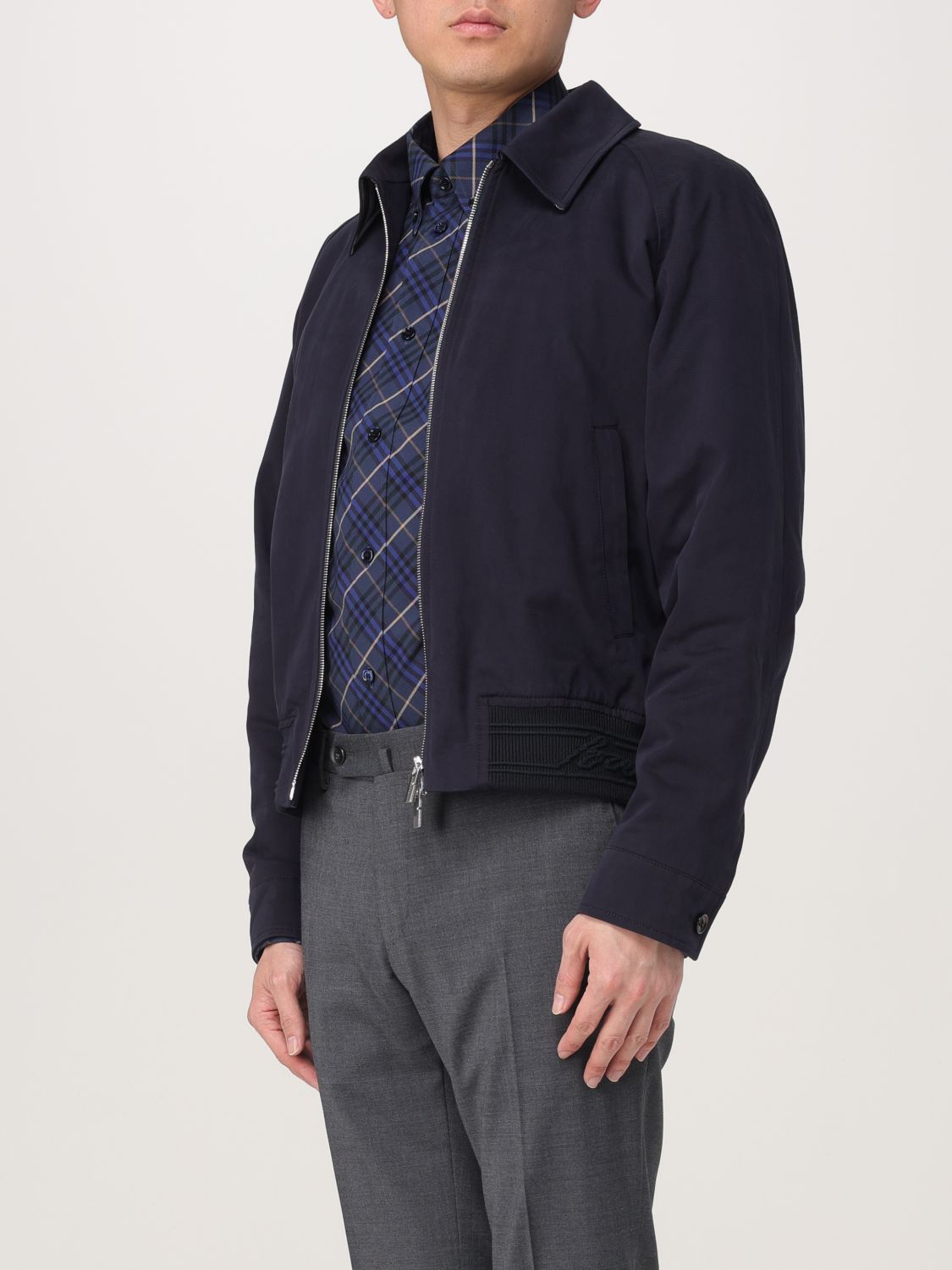 BURBERRY JACKE: Jacke herren Burberry, Navy - Img 4