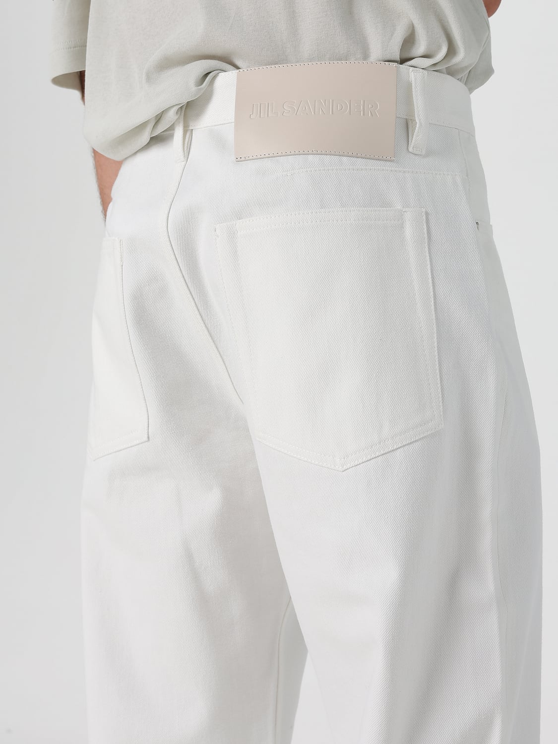 Jil Sander Jeans men - White | J23KA0102J45288 | GIGLIO.COM
