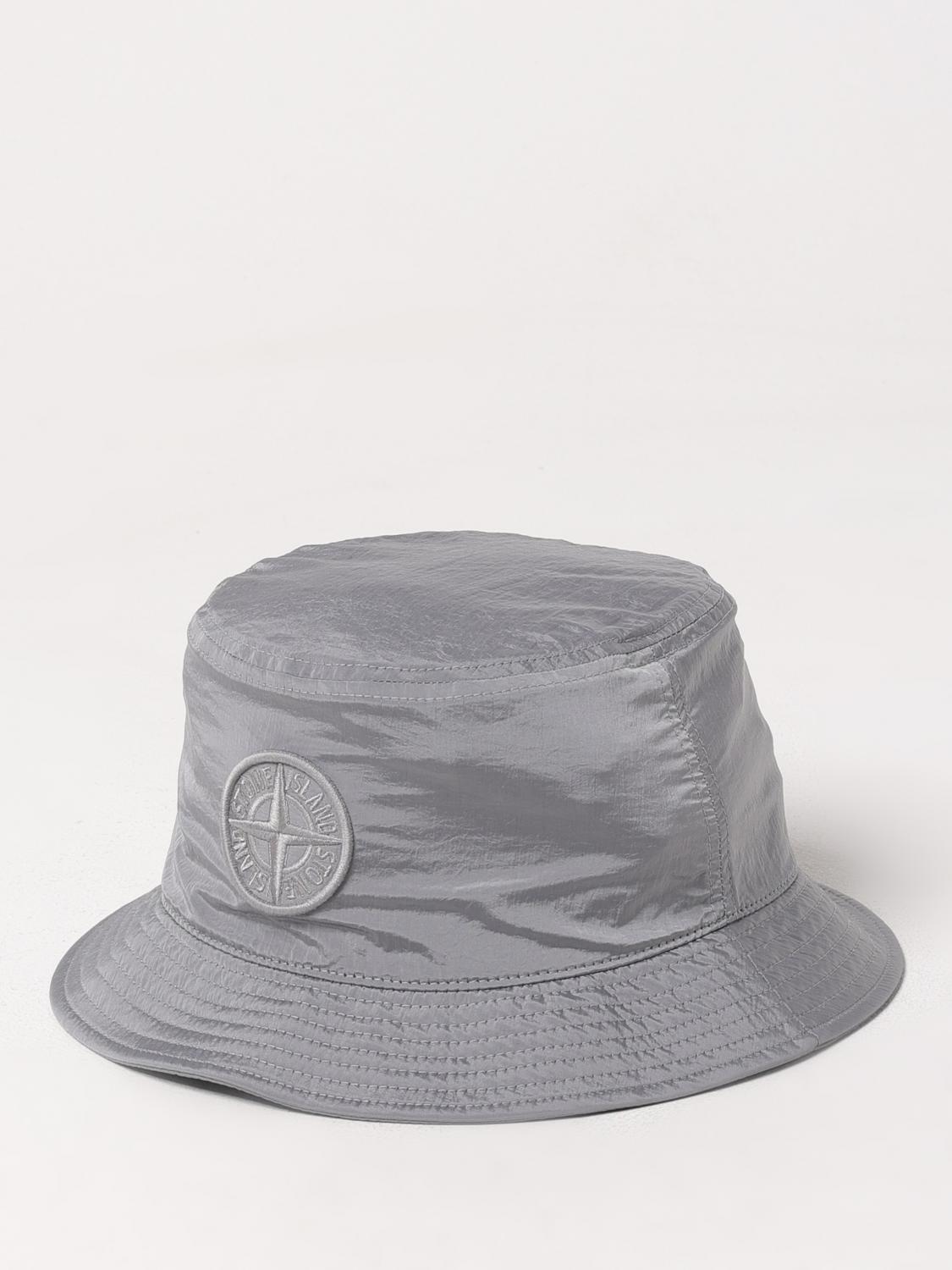 STONE ISLAND 帽子: 帽子 男士 Stone Island, 灰色 - Img 1