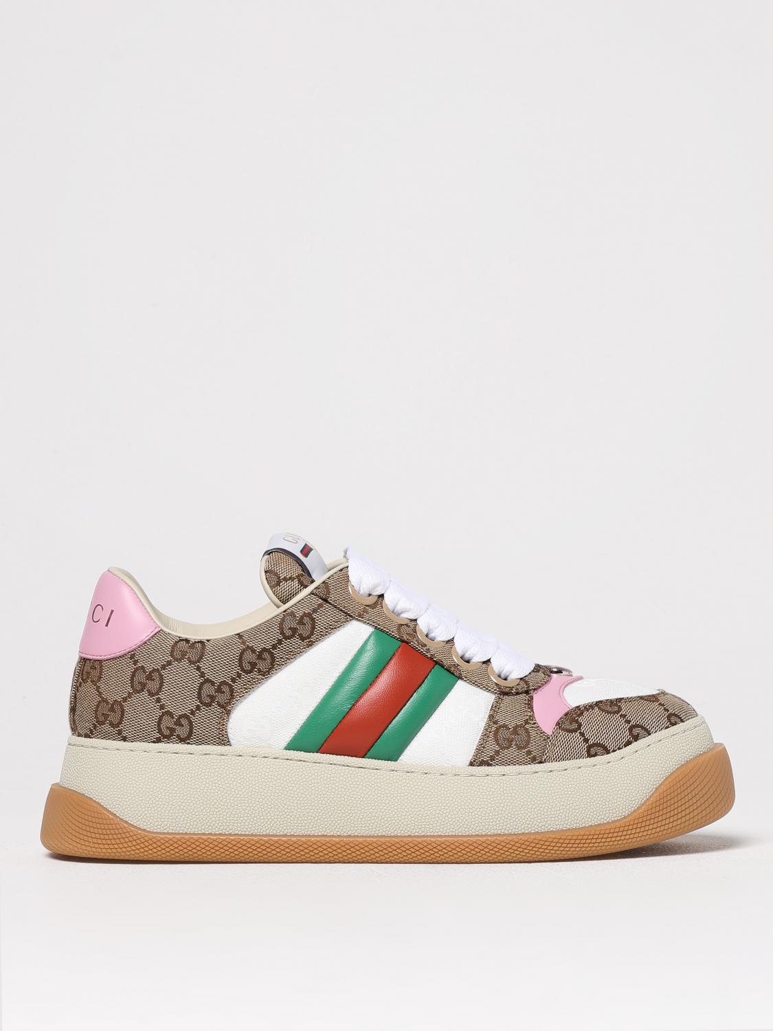 GUCCI BASKETS: Baskets femme Gucci, Multicolore - Img 1