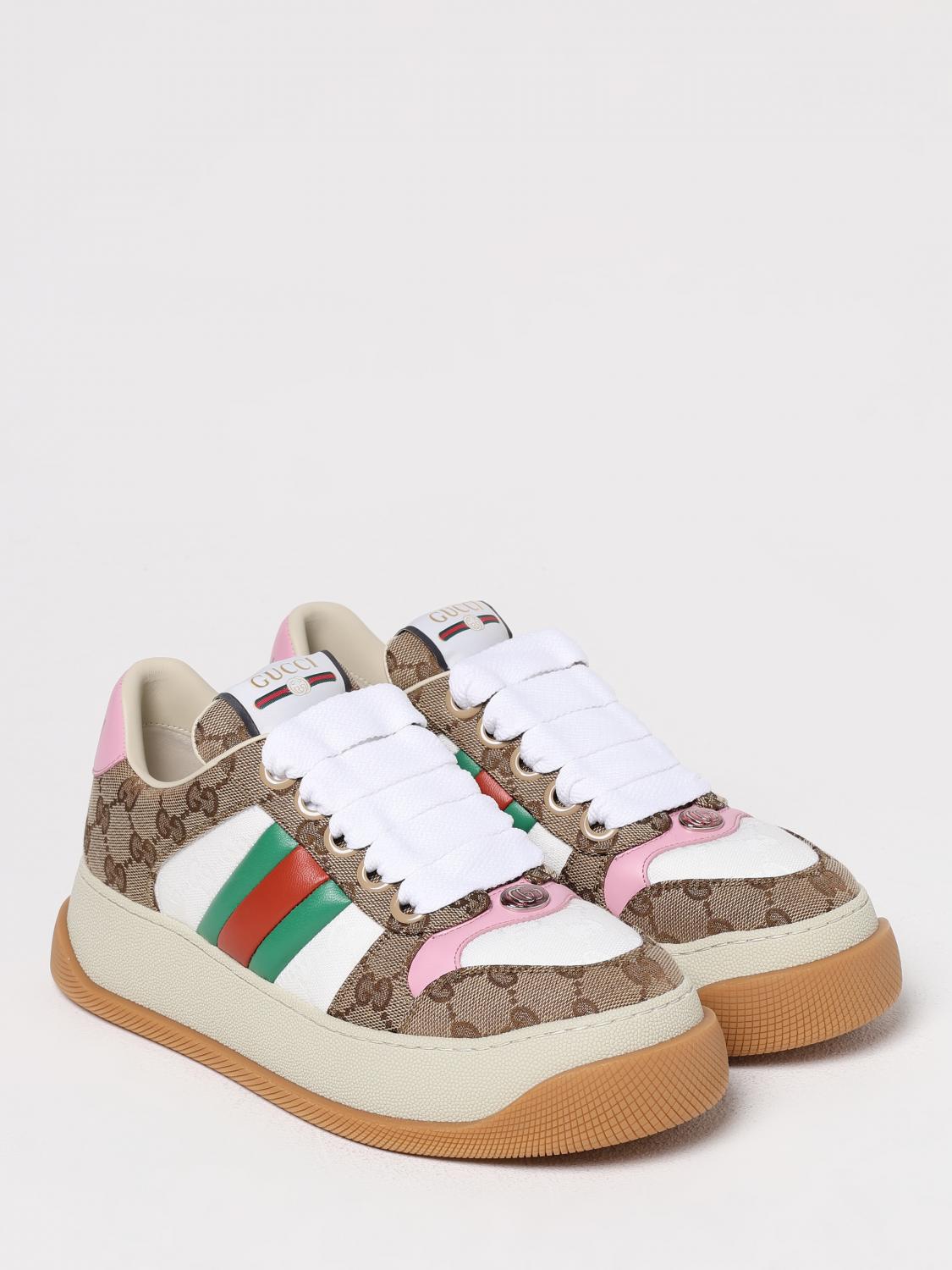 GUCCI BASKETS: Baskets femme Gucci, Multicolore - Img 2