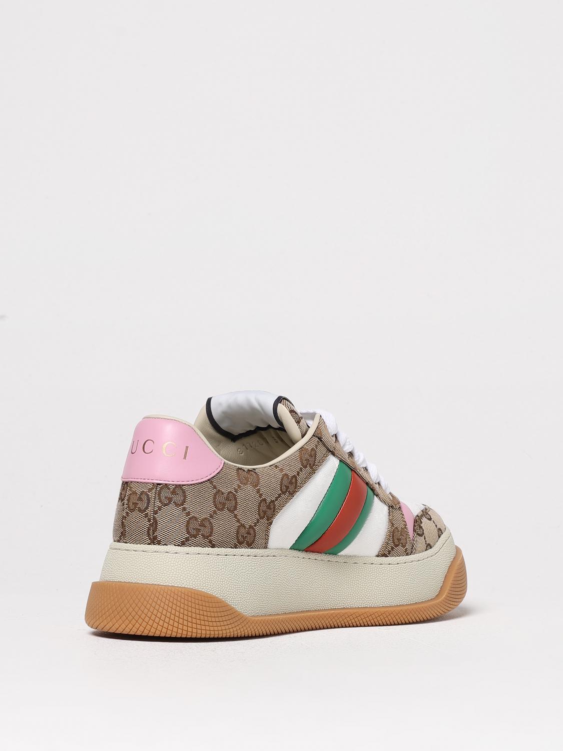 GUCCI BASKETS: Baskets femme Gucci, Multicolore - Img 3