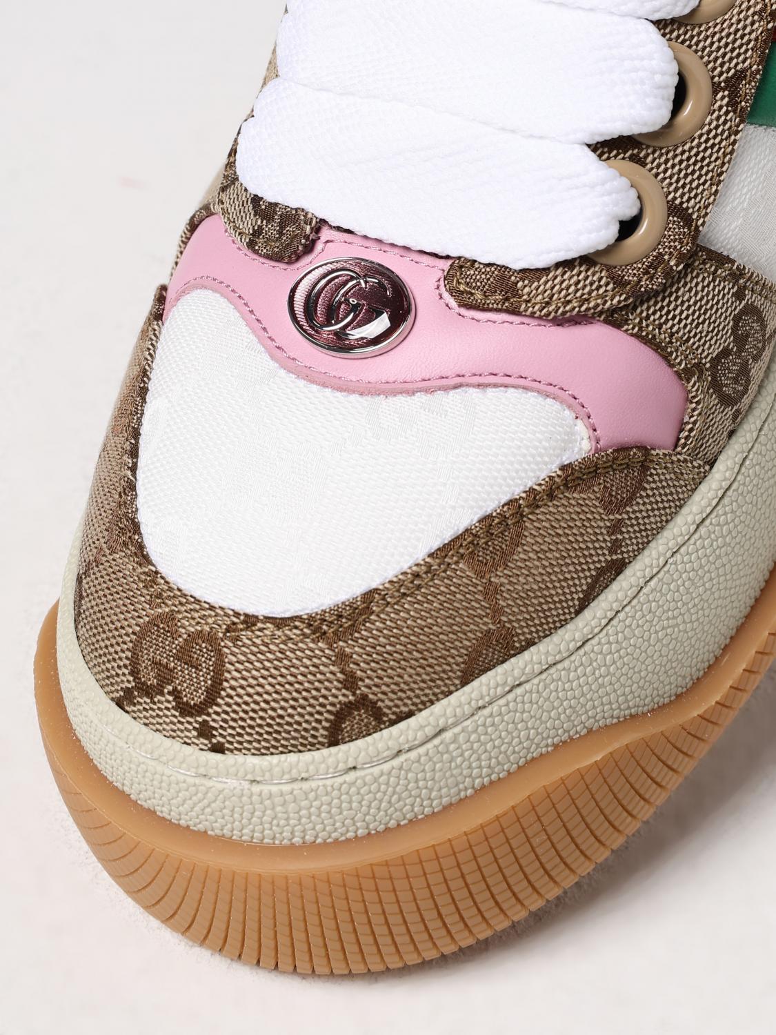 GUCCI BASKETS: Baskets femme Gucci, Multicolore - Img 4
