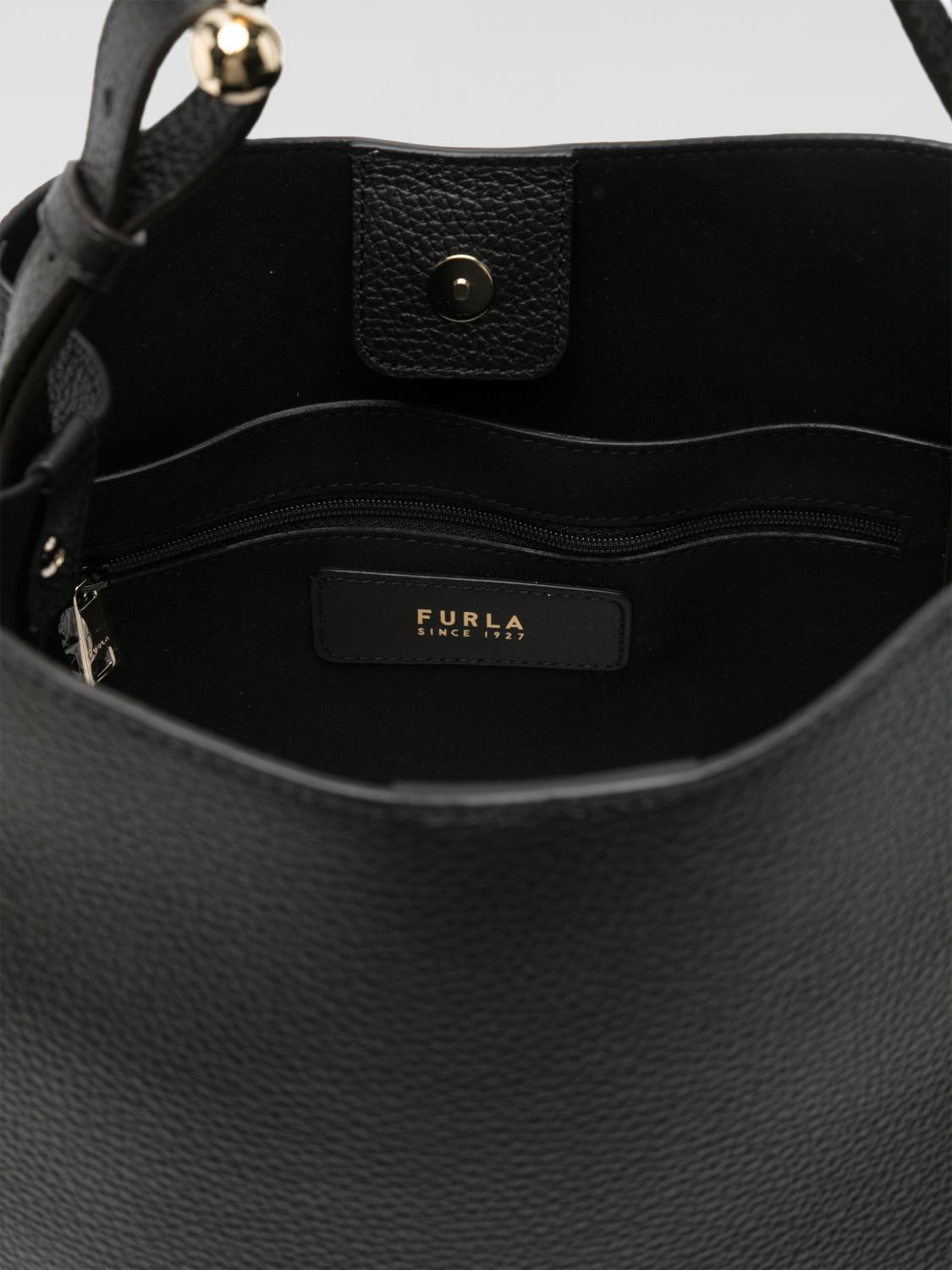 FURLA BOLSO DE HOMBRO: Bolso de hombro mujer Furla, Negro - Img 5