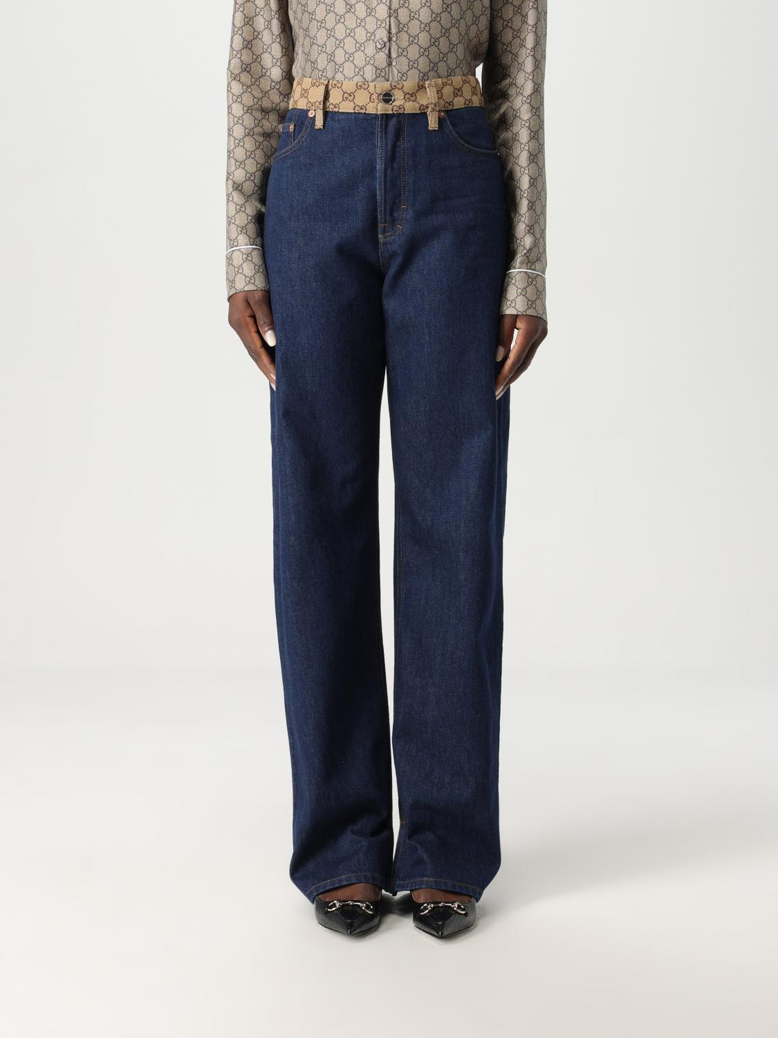 GUCCI JEANS: Jeans damen Gucci, Blau - Img 1
