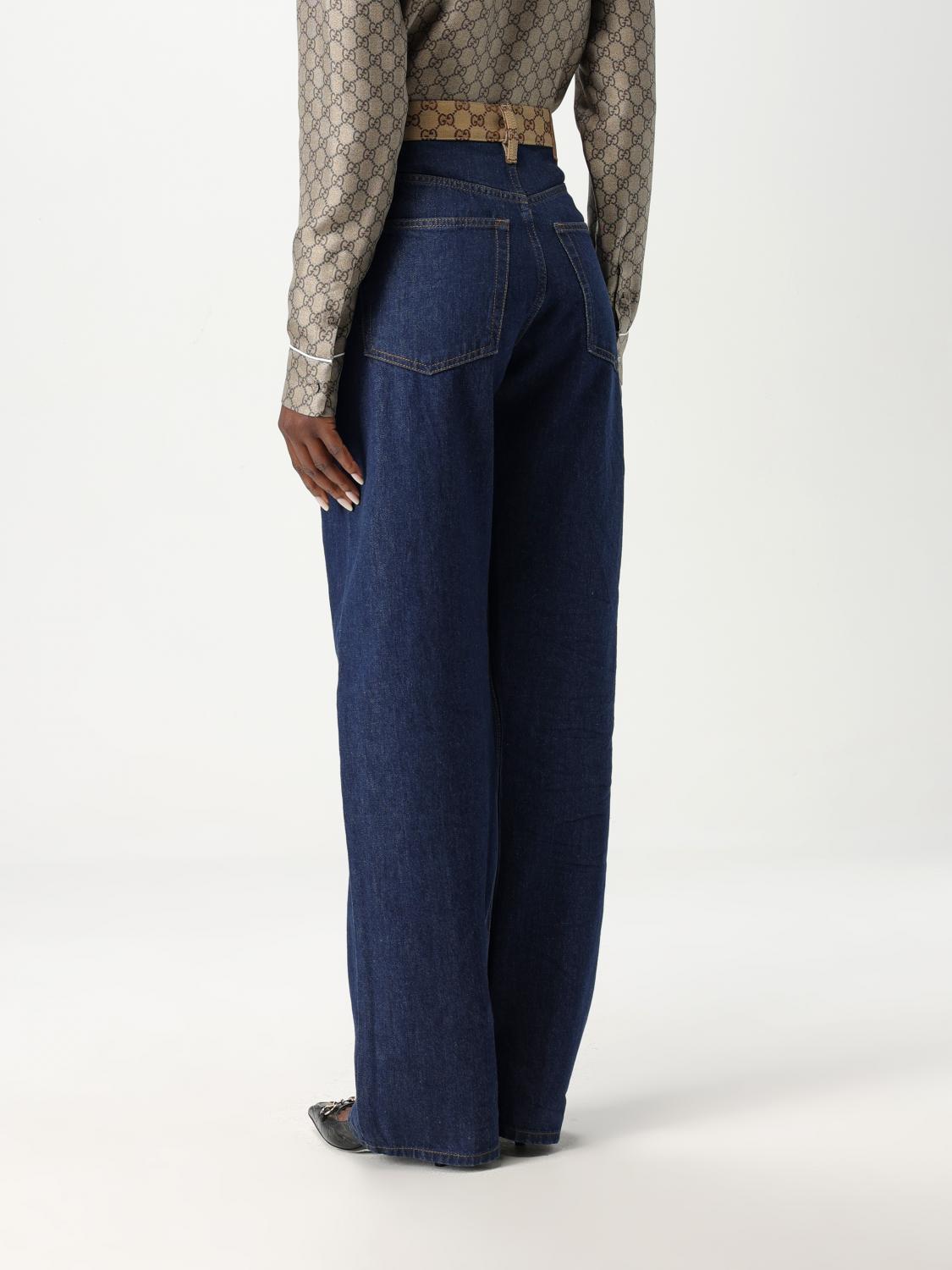 GUCCI JEANS: Jeans damen Gucci, Blau - Img 3