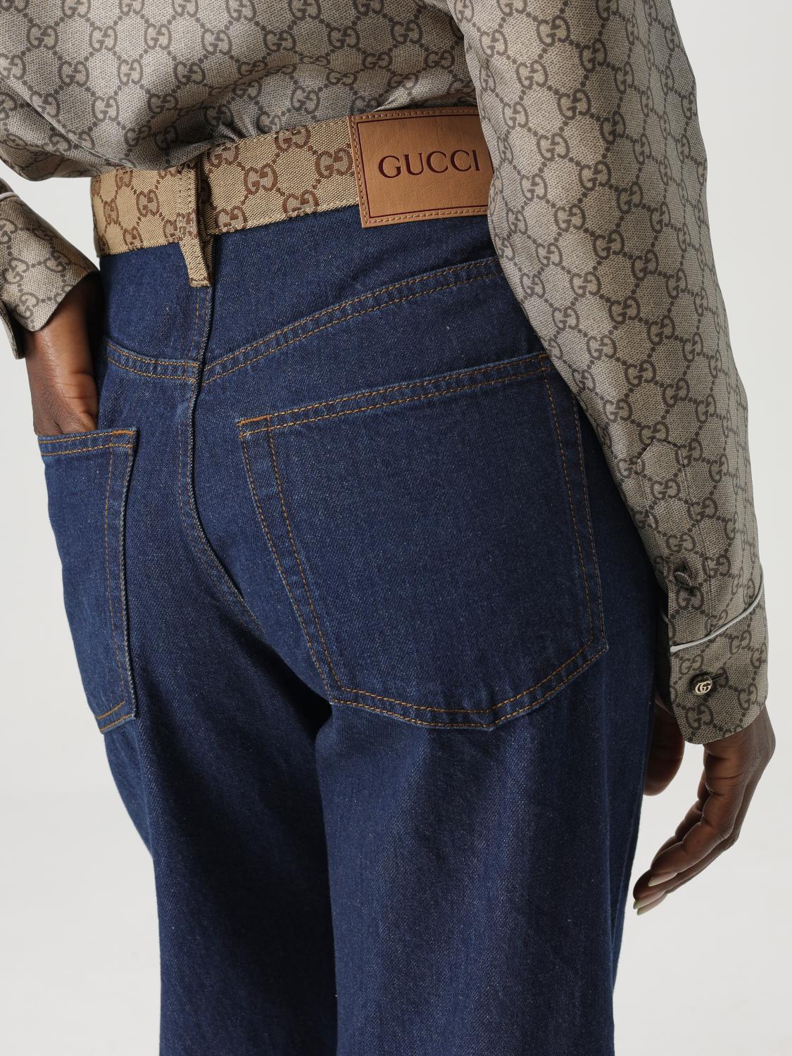 GUCCI JEANS: Jeans damen Gucci, Blau - Img 5