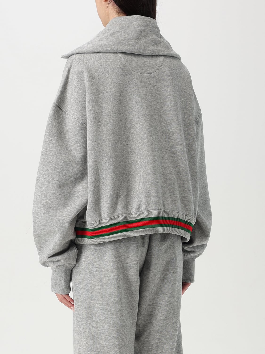 GUCCI SWEATSHIRT: Pullover damen Gucci, Grau - Img 3