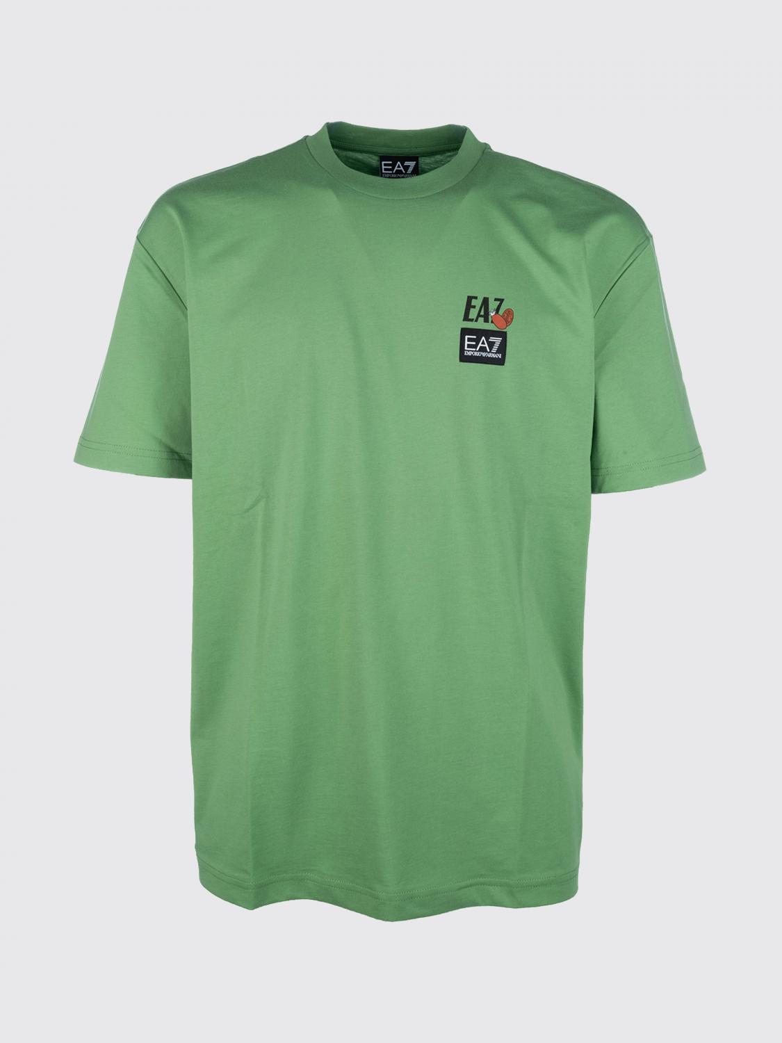 EA7 T-SHIRT: T-shirt men Ea7, Green - Img 1