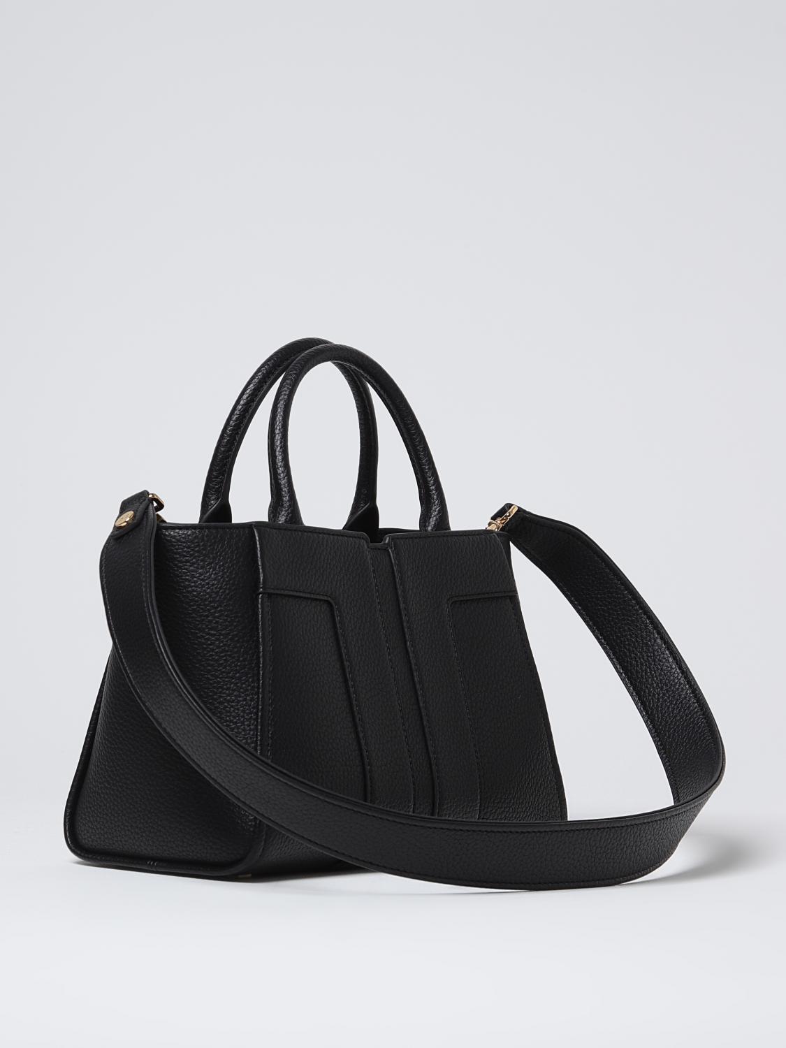 ELISABETTA FRANCHI BORSA A MANO: Borsa Elisabetta Franchi in pelle sintetica a grana, Nero - Img 2