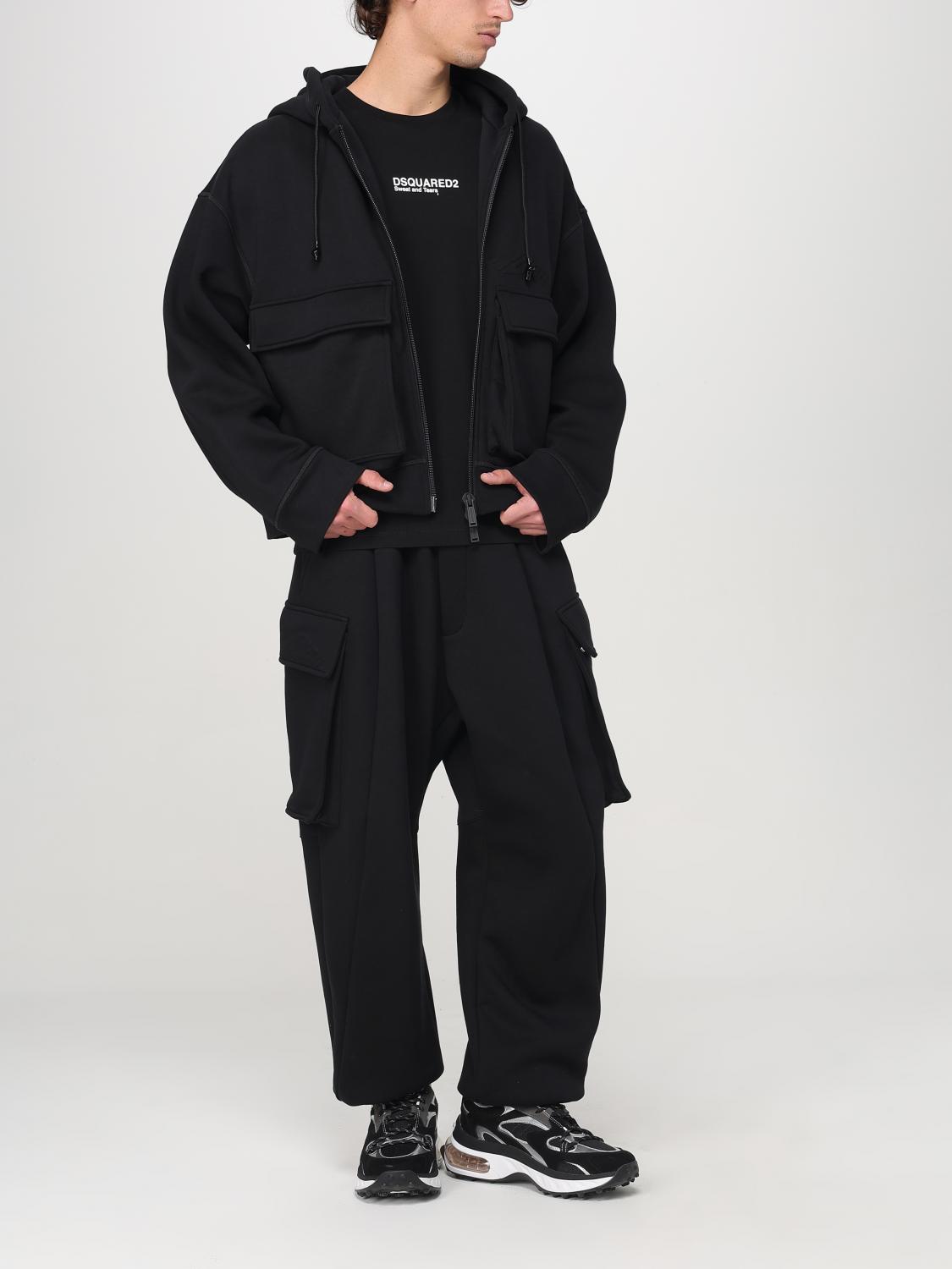 DSQUARED2 PANTS: Pants men Dsquared2, Black - Img 2