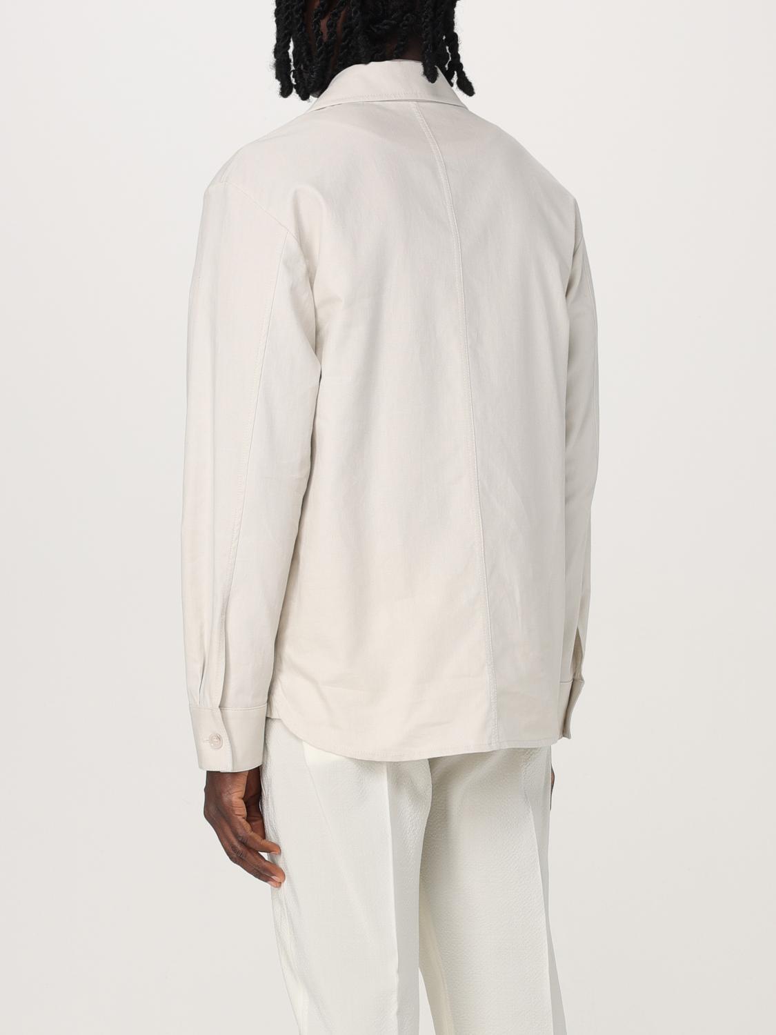 PAOLO PECORA JACKET: Jacket men Paolo Pecora, Yellow Cream - Img 2