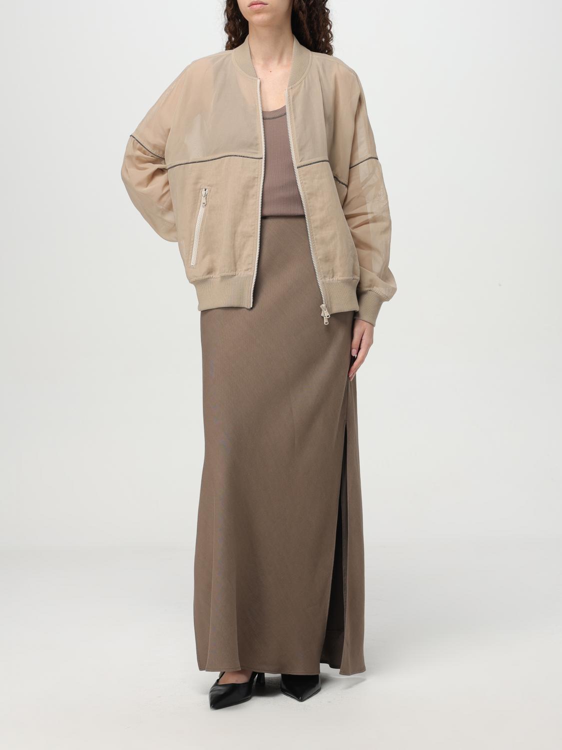 BRUNELLO CUCINELLI CHAQUETA: Cárdigan mujer Brunello Cucinelli, Beige - Img 2