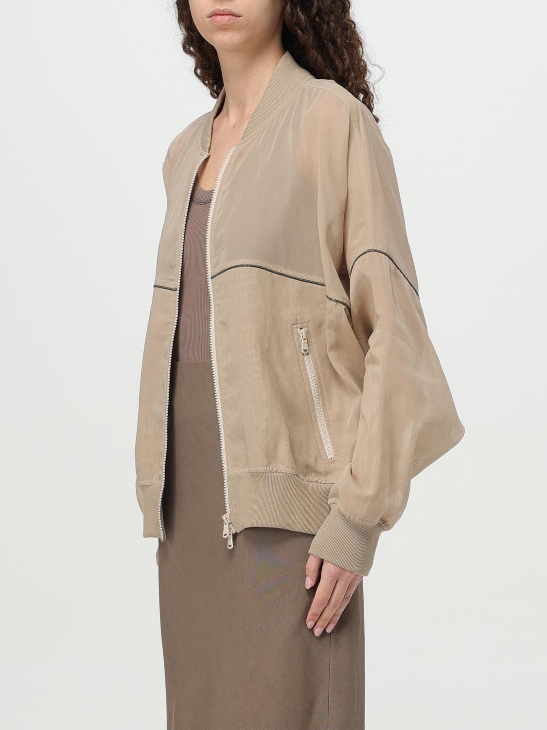 BRUNELLO CUCINELLI CHAQUETA: Cárdigan mujer Brunello Cucinelli, Beige - Img 4