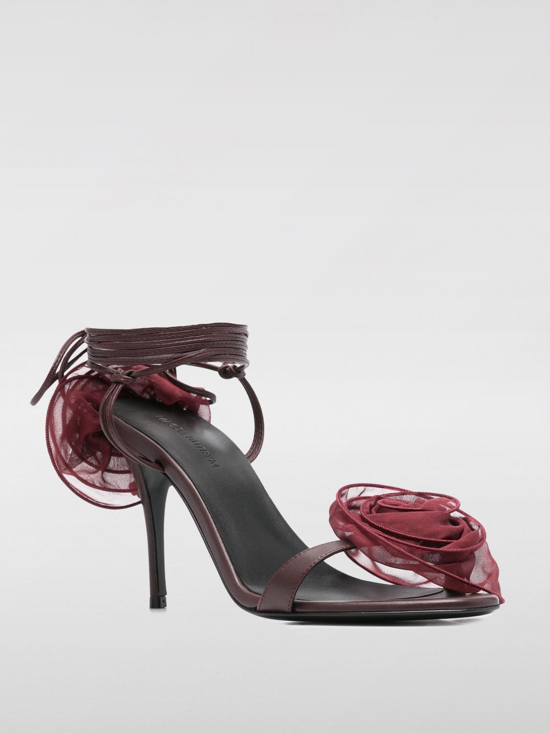 MAGDA BUTRYM HEELED SANDALS: Shoes woman Magda Butrym, Burgundy - Img 2