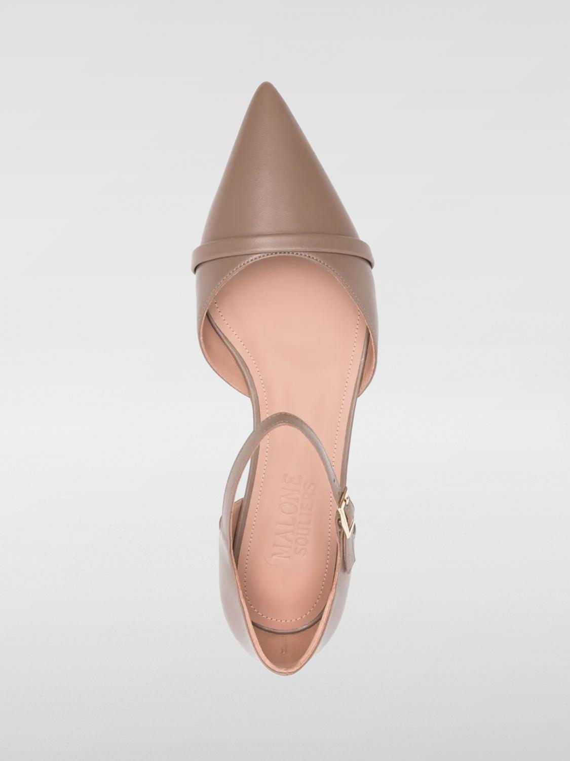 MALONE SOULIERS BALLERINES: Chaussures femme Malone Souliers, Taupe - Img 4