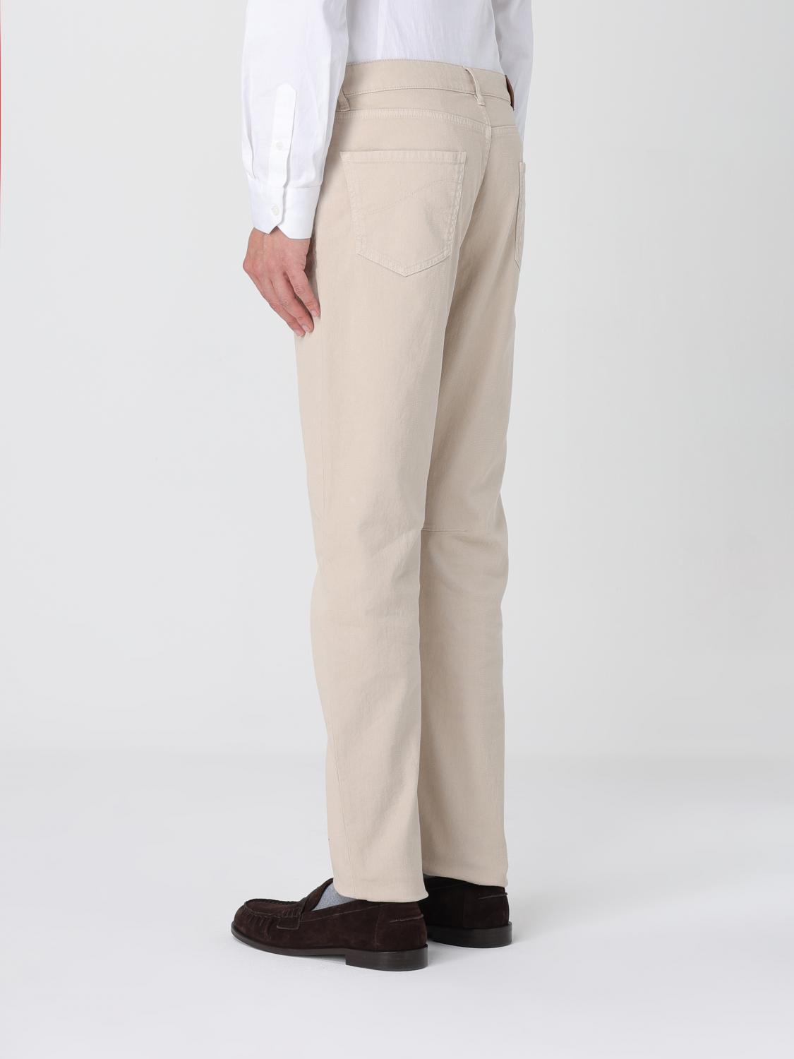 BRUNELLO CUCINELLI JEANS: Brunello Cucinelli Stretch Denim Jeans, Beige - Img 2