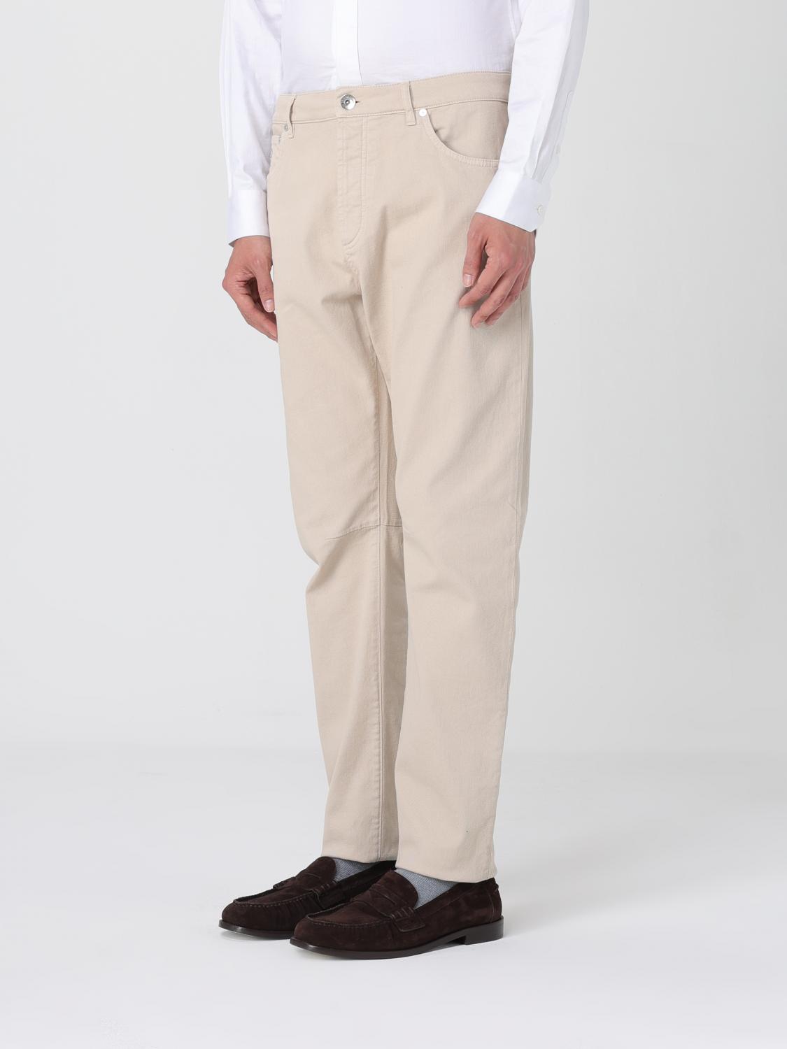 BRUNELLO CUCINELLI JEANS: Brunello Cucinelli Stretch Denim Jeans, Beige - Img 3