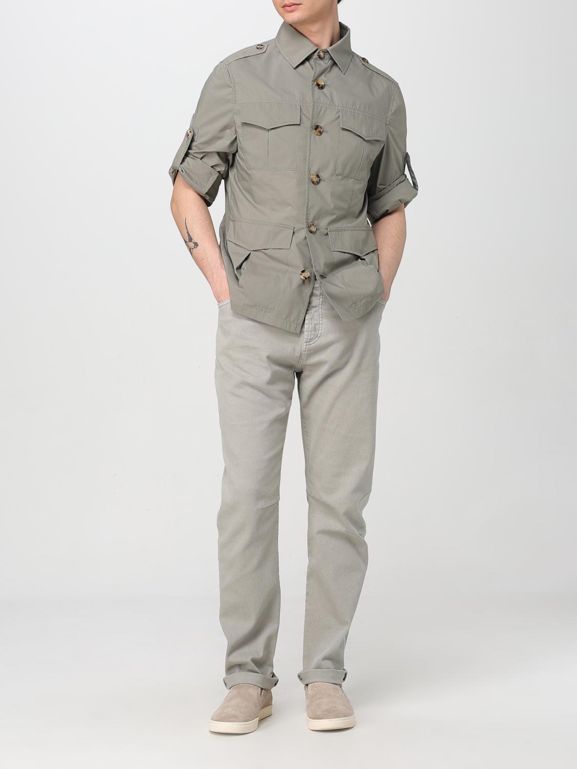 BRUNELLO CUCINELLI JEANS: Brunello Cucinelli Stretch-Denim-Jeans, Grau 1 - Img 2