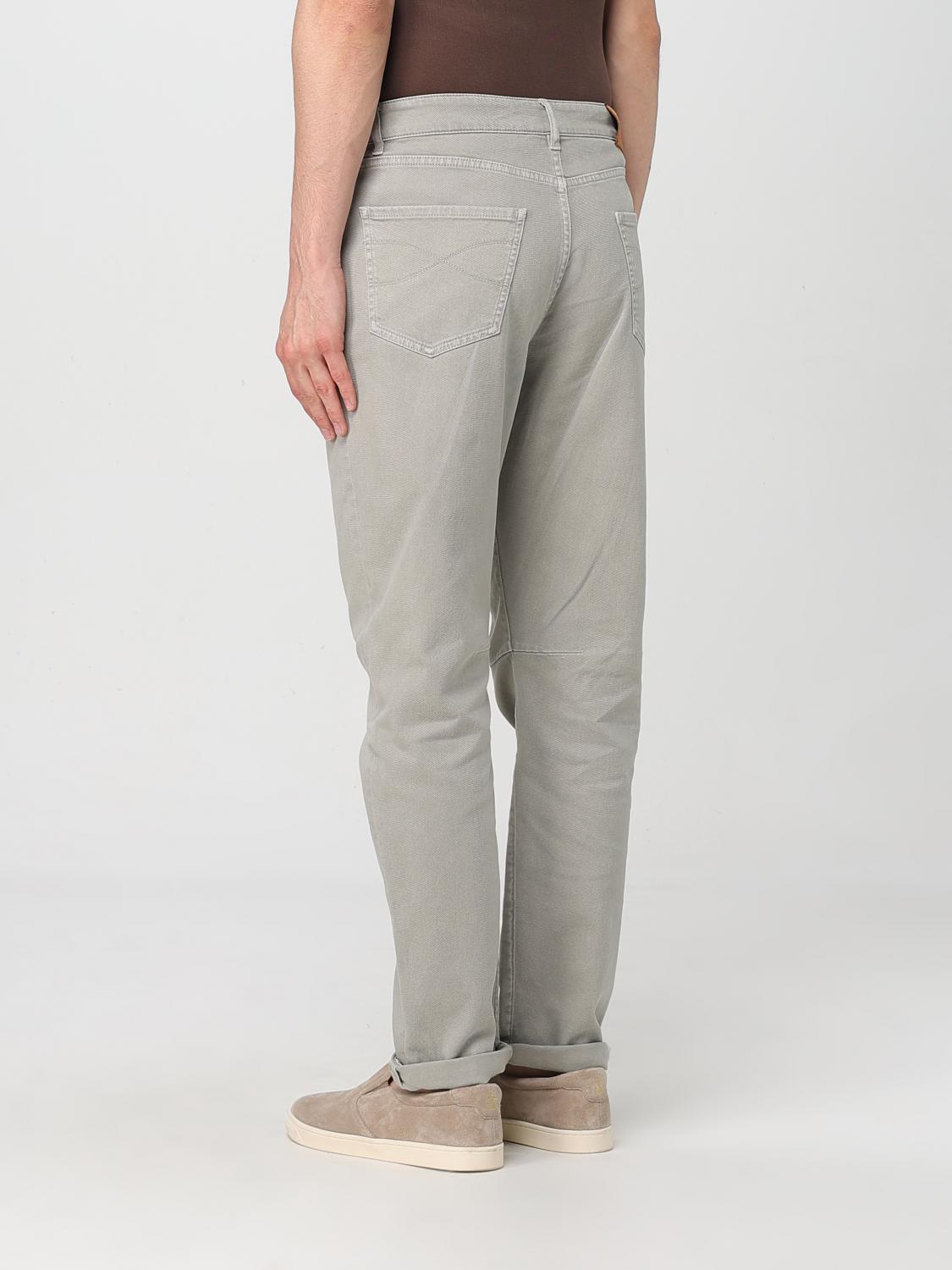 BRUNELLO CUCINELLI JEANS: Brunello Cucinelli Stretch-Denim-Jeans, Grau 1 - Img 3