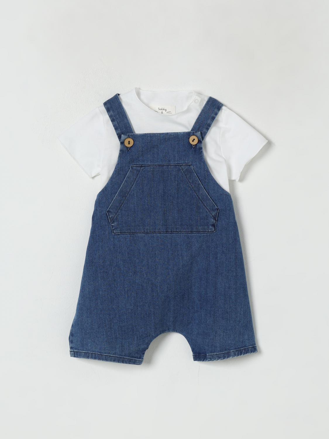 TEDDY & MINOU ENSEMBLE: Ensemble enfant Teddy & Minou, Bleu - Img 1