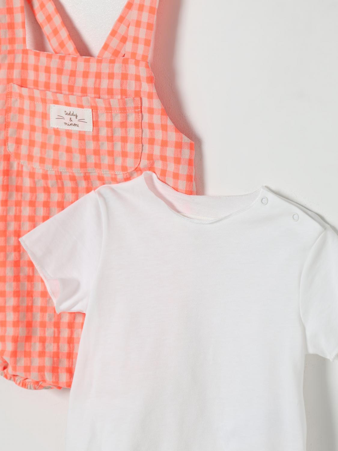 TEDDY & MINOU ENSEMBLE: Ensemble enfant Teddy & Minou, Orange - Img 3