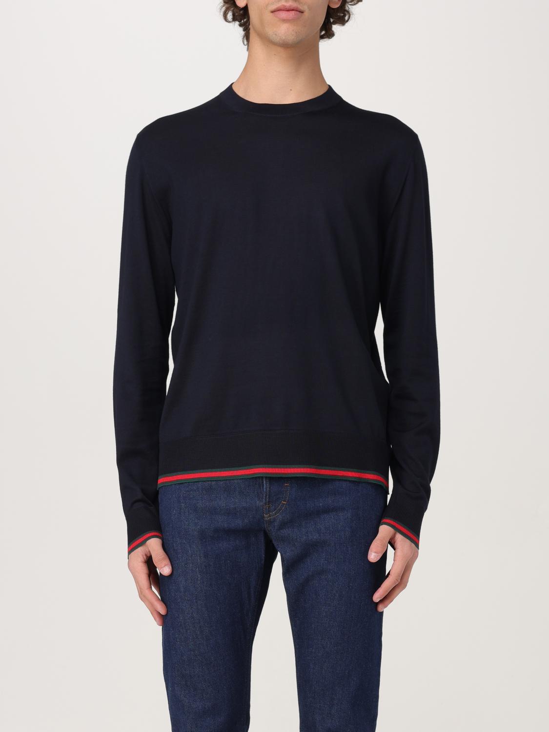 GUCCI PULLOVER: Pullover herren Gucci, Blau - Img 1