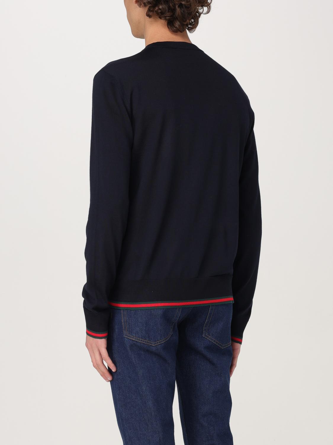 GUCCI PULLOVER: Pullover herren Gucci, Blau - Img 3