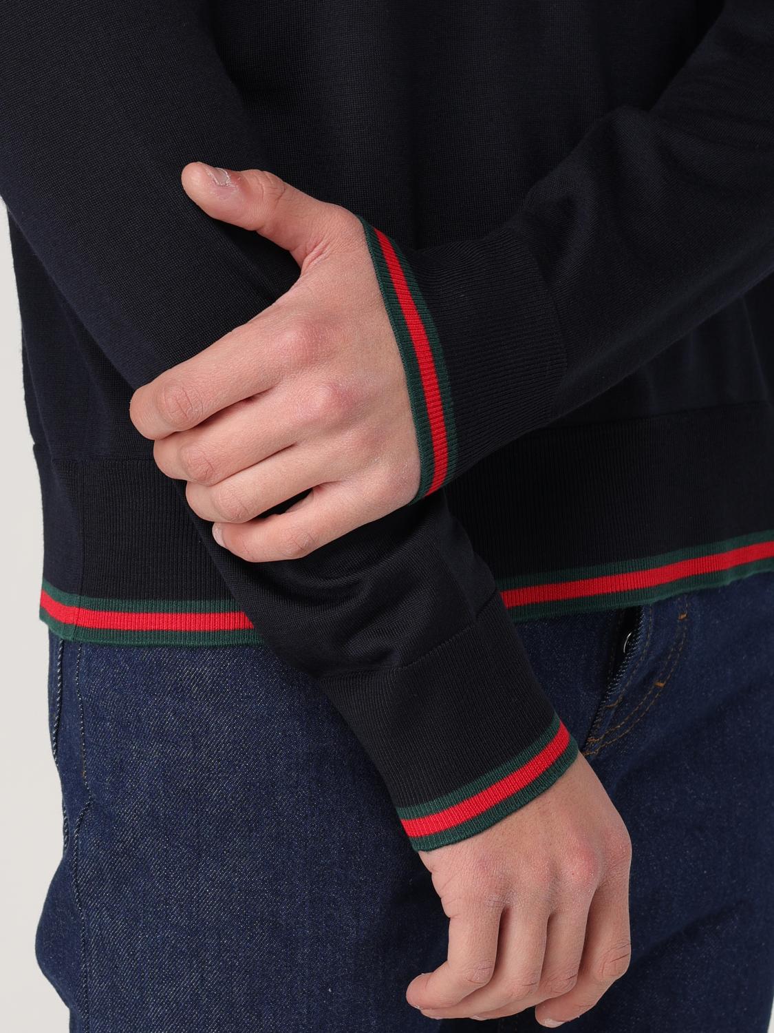Gucci Sweater men - Blue | 814531XKEJ1 | GIGLIO.COM