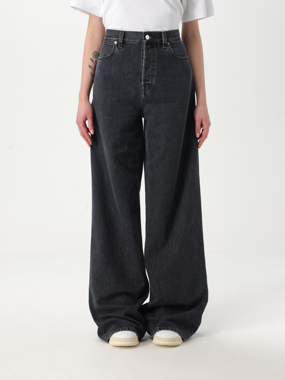 GUCCI JEANS: Jeans Gucci in denim , Nero - Img 1