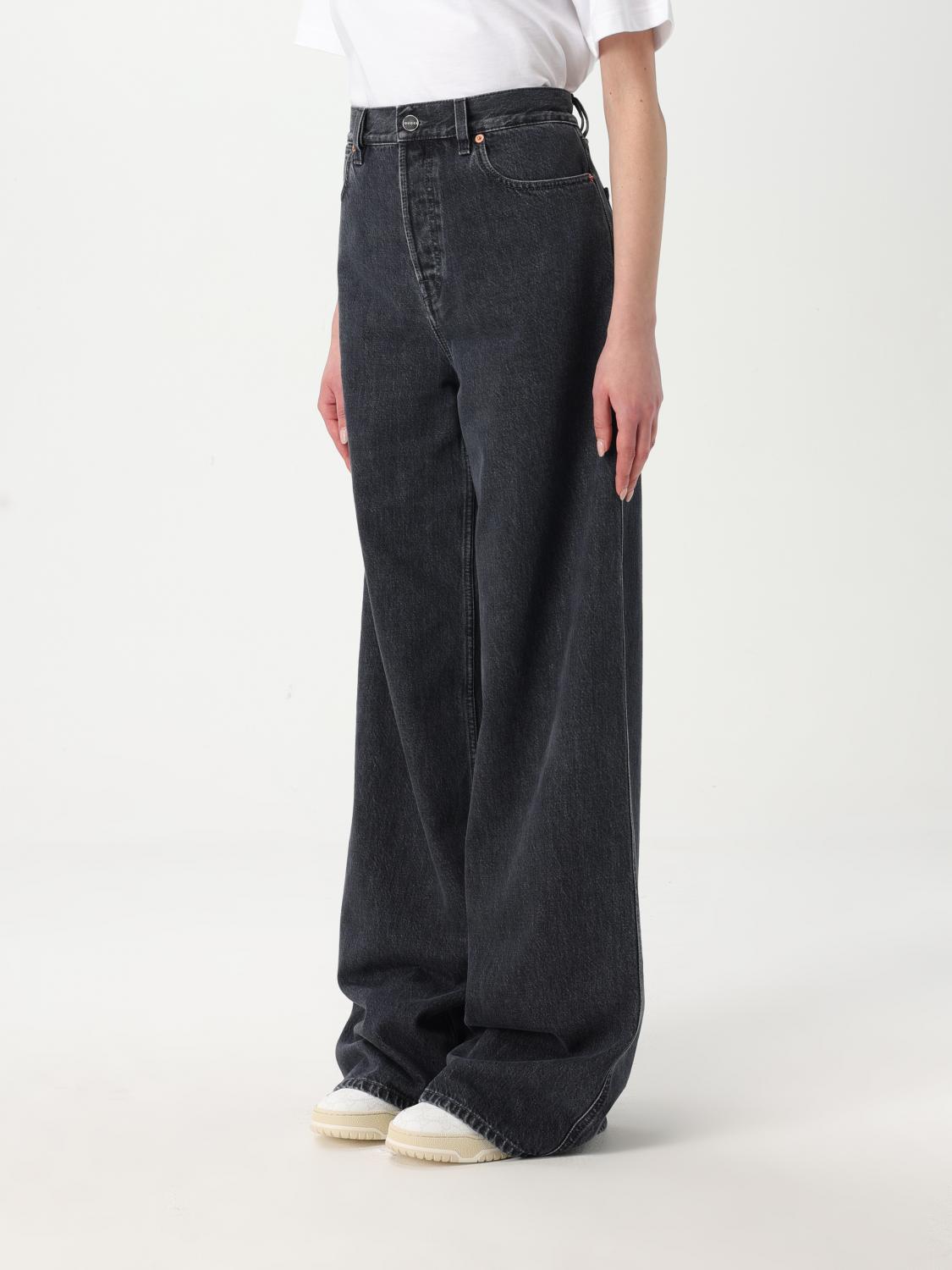 GUCCI JEANS: Jeans Gucci in denim , Nero - Img 4