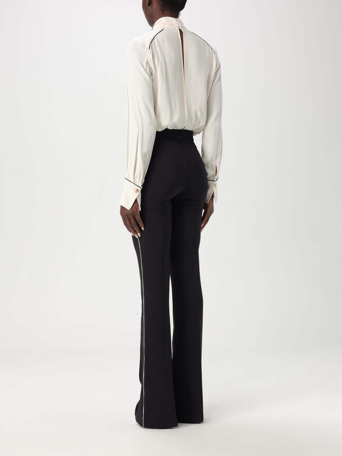 ELISABETTA FRANCHI MONO: Top mujer Elisabetta Franchi, Blanco - Img 2