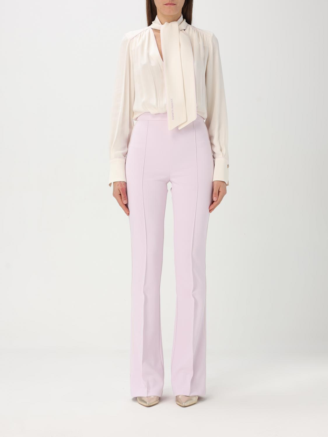ELISABETTA FRANCHI MONO: Top mujer Elisabetta Franchi, Mantequilla - Img 1