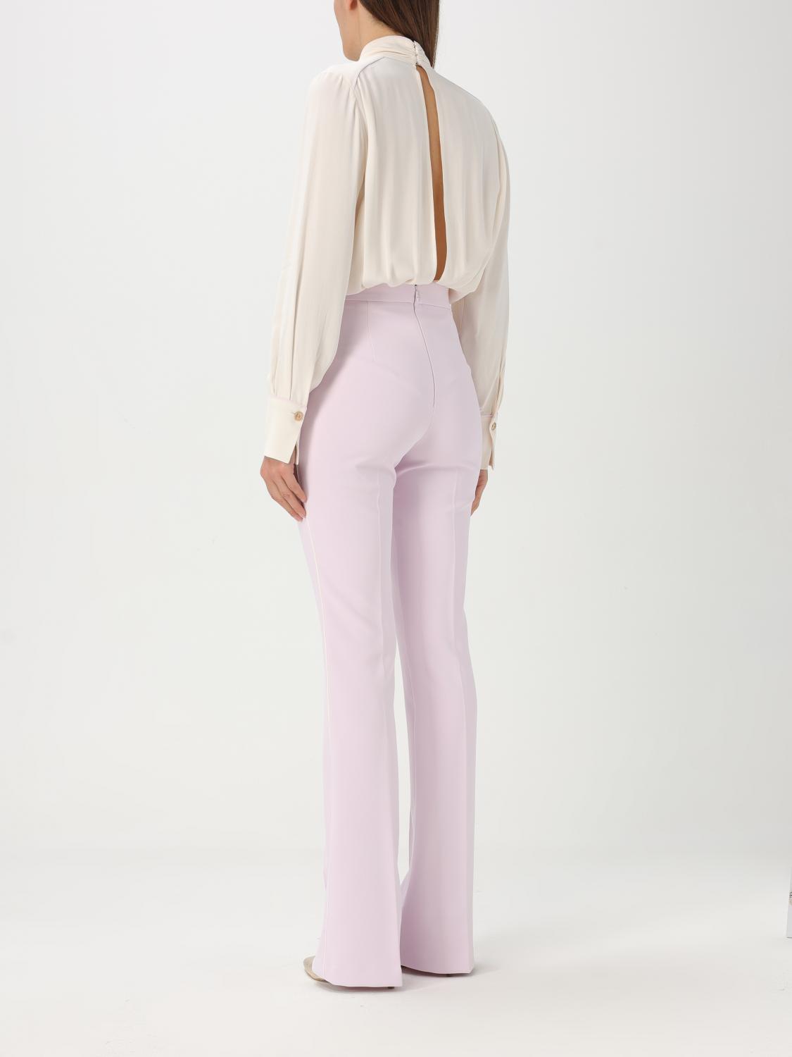 ELISABETTA FRANCHI MONO: Top mujer Elisabetta Franchi, Mantequilla - Img 2