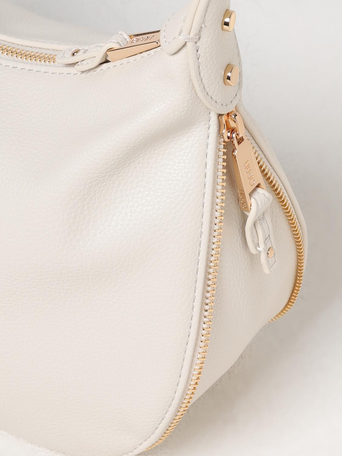 LIU JO BORSA A SPALLA: Borsa Liu Jo in pelle sintetica a grana , Crema - Img 3