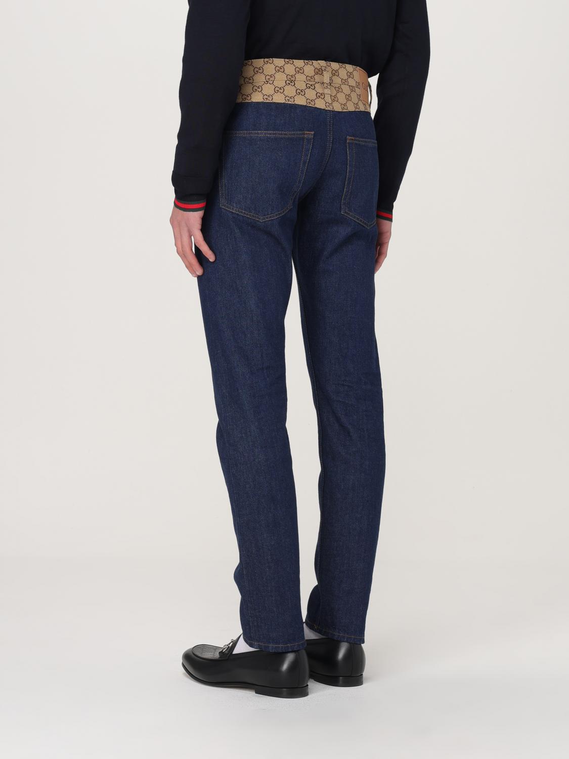 GUCCI JEANS: Jeans men Gucci, Blue - Img 3
