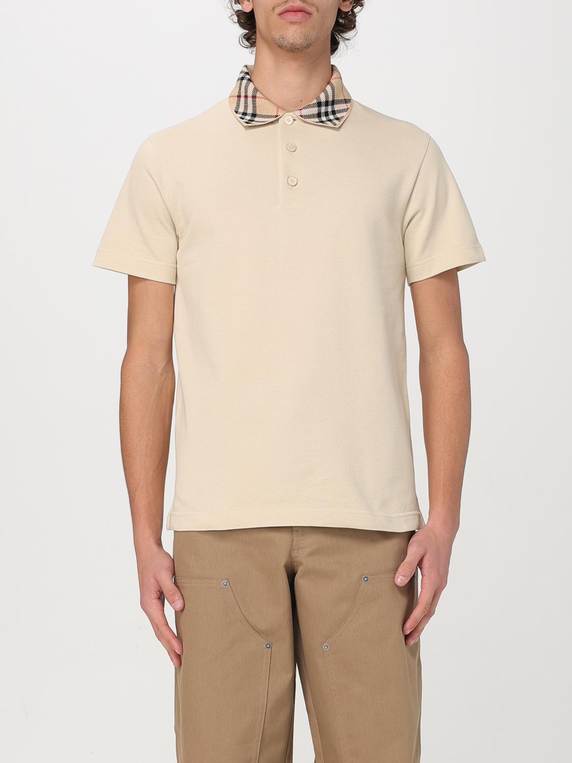 BURBERRY POLO: Polo Burberry in cotone , Marrone - Img 1